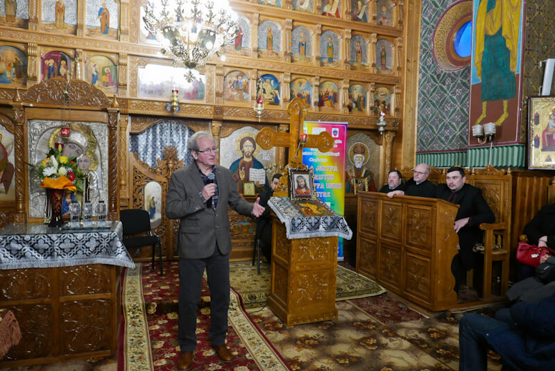 Dan Puric a venit "să mărturisească" la Biserica Ortodoxă din Ibănești Pădure